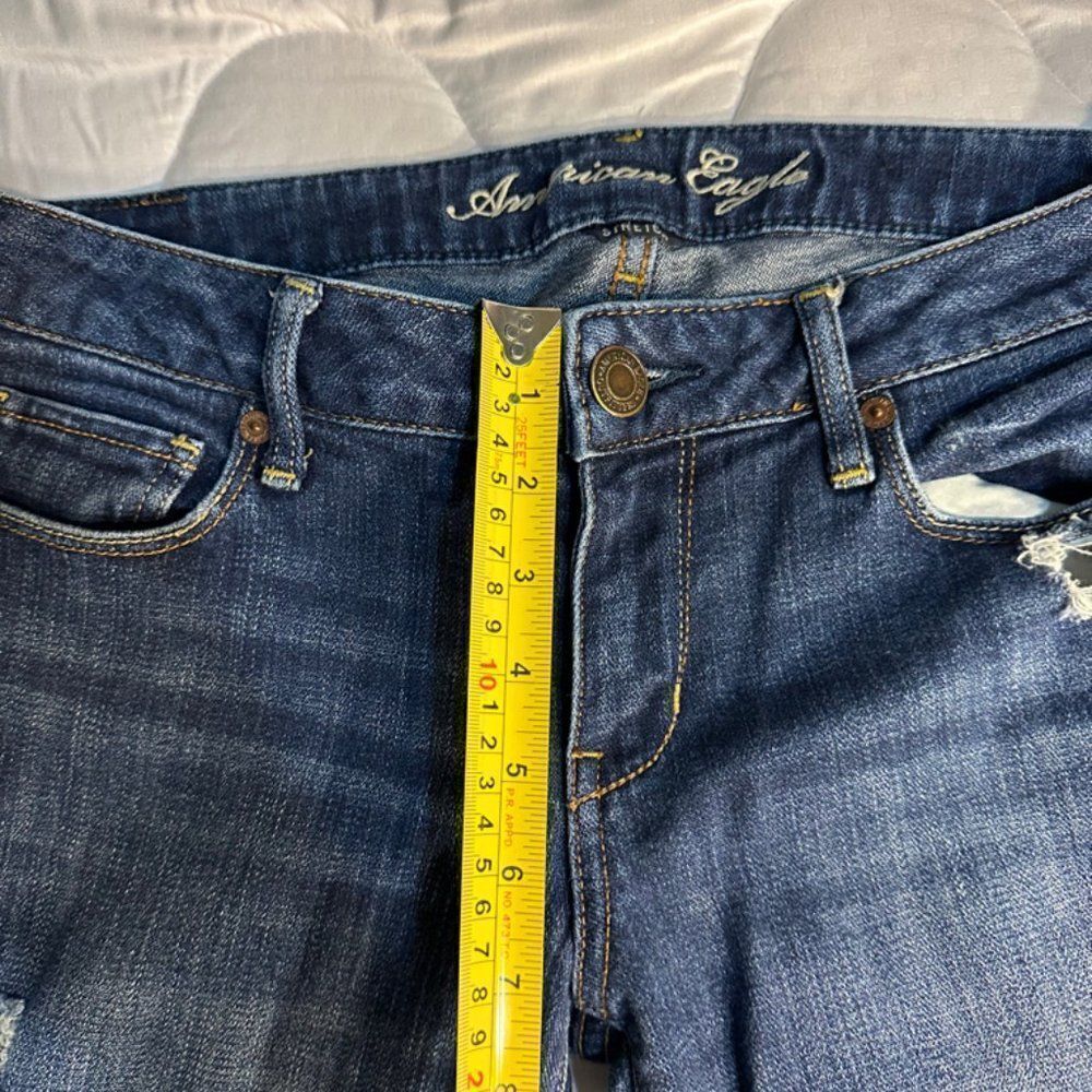 American Eagle Jeans Size 8, Inseam 30 inches - Picture 5 of 12